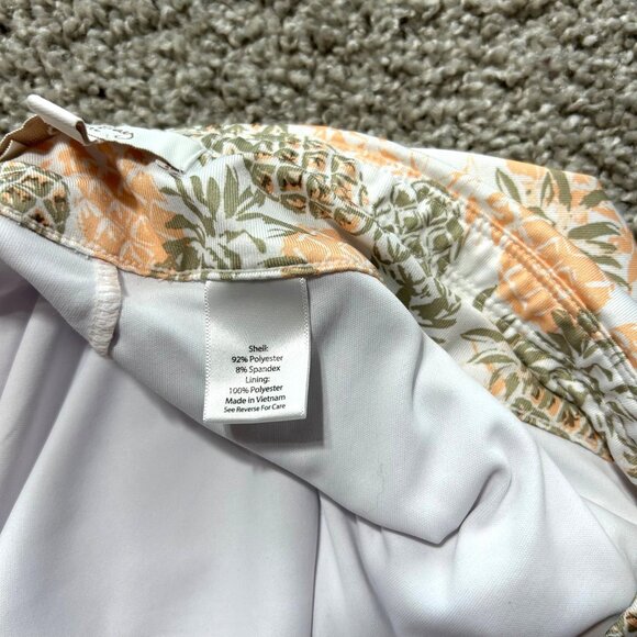 CORAL BAY GOLF KNIT SKORT- SZ LP- SKIRT-SHORTS UNDER -PINEAPPLE - Picture 8 of 8